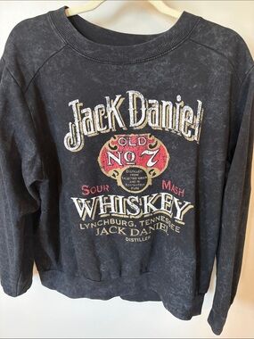 Jack Daniel's Black Crewneck Sweatshirt